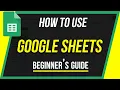 How to Use Google Sheets - Beginner s Guide