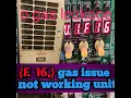 F 16 gas issue alarm solution Toshiba vrf system