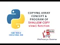 - Copying Array