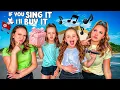 If you SING IT I ll BUY IT SHOPPING CHALLENGE agset211 HallieOnStage114