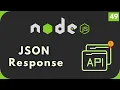 Nodejs Tutorial Sending JSON Data as Response - Creating First API