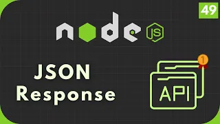 Nodejs Tutorial Sending JSON Data as Response - Creating First API