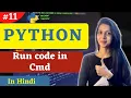 How To Run Python In Command Prompt Python Tutorial