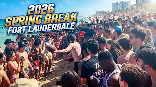 Spring Break Fort Lauderdale 2026 Walkthrough Rock bar las olas March Madness Packed Crazy Vibes