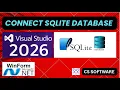 How to Connect SQLite Database in Windows Forms App NET C - Step by Step