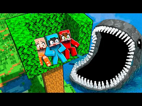 Video Thumbnail: Construí una CASA del ÁRBOL vs EL BLOOP en Minecraft