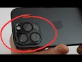 How to remove broken lens protector from iPhone
