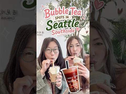#sponsored Sign up for Seattle Southside's free Bubble Tea Trail Pass and earn prizes as you sip!