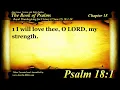 Psalm 18 Bible Book 19 The Book of Psalms - Holy Bible Text
