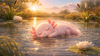 Fall Asleep with Axolotl Deep Sleep Gentle Night Calm