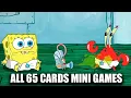 Lagu SpongeBob's Game Frenzy - All 65 Wins \u0026 Fails Cards (Mini Games) 100% Full Game Walkthrough