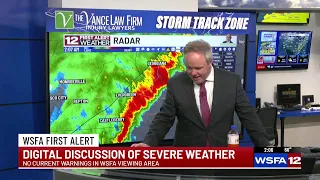 WSFA tracking severe weather March 2026