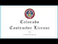 Colorado Contractor License - What You need to get started