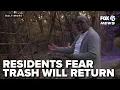 Illegal dumpsite in Rosemont cleared but residents fear return of trash