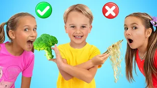 أليس ونيكول تتعلمان أهمية الغذاء الصحي دندنها