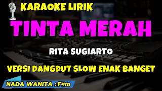 tinta merah karaoke dangdut nada wanita slow enak banget