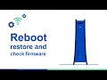 Use modem utilities to reboot restore and check firmware on CenturyLink modems