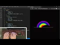 ASMR Programming - Rainbow Loading Page using HTML CSS