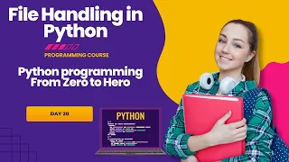 Python programming day 20 Python File Handling Read Write Append File Handling Practice quiz