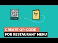 How to Create QR Code for Restaurant Menu 2026