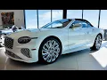 2026 Bentley Continental GTC Mulliner Walkaround Rotating Display Naim Ghost White Linen