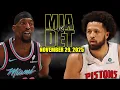 Detroit Pistons vs Miami Heat Full Game Highlights - November 29 2025 NBA Season