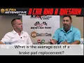 What is the Average Cost of a Brake Pad Replacement A Car and a Question