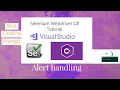 Selenium WebDriver C Tutorials Alert Handling
