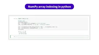 NumPy array indexing in Python kandi Use Case
