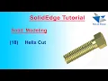 How to Helix Cut use in SolidEdge Helix Cut in SolidEdge ST9 SolidEdge Features