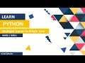 Python Multiple Inputs In Single Line Tutorial In Hindi Urdu