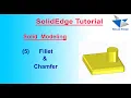 How to Make Chamfer Fillet in SolidEdge Chamfer Fillet in SolidEdge SolidEdge Features