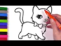 Cat Coloring Pages A Purr-fectly Fun Activity with Big Marker Coloring for Kids