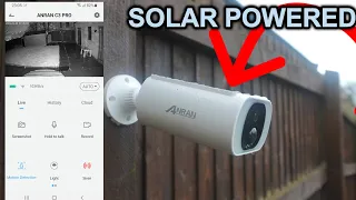 ANRAN C3 Pro 2K 3MP Integrated Solar Battery Security Camera Unboxing Setup Review