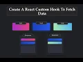 How to create a reusable React custom hook to fetch data from an API