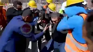 الحقوني   المشهد الكامل لسقوط الإعلامي عمرو الليثي خلال تصويره إحدى حلقات برنامجه دندنها