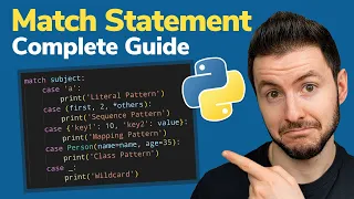 MASTER the Match Statement in Python Python 3 10 Switch Case Complete Guide
