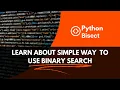 Boost Python with Bisect
