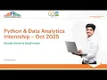 Python Data Analytics Internship Session 14 Pandas Series DataFrames SASF