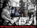 Bench Press Day 105 reps Bill Kazmaier Bench Routine