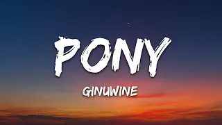 ginuwine pony lyrics