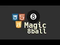 Magic 8 ball HTML CSS and JavaScript Project