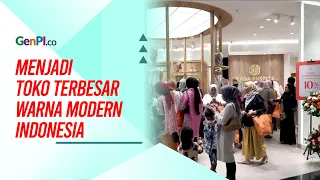 Warna Modern Indonesia Resmikan Toko ke-20, Gandeng Indah Nada Puspita