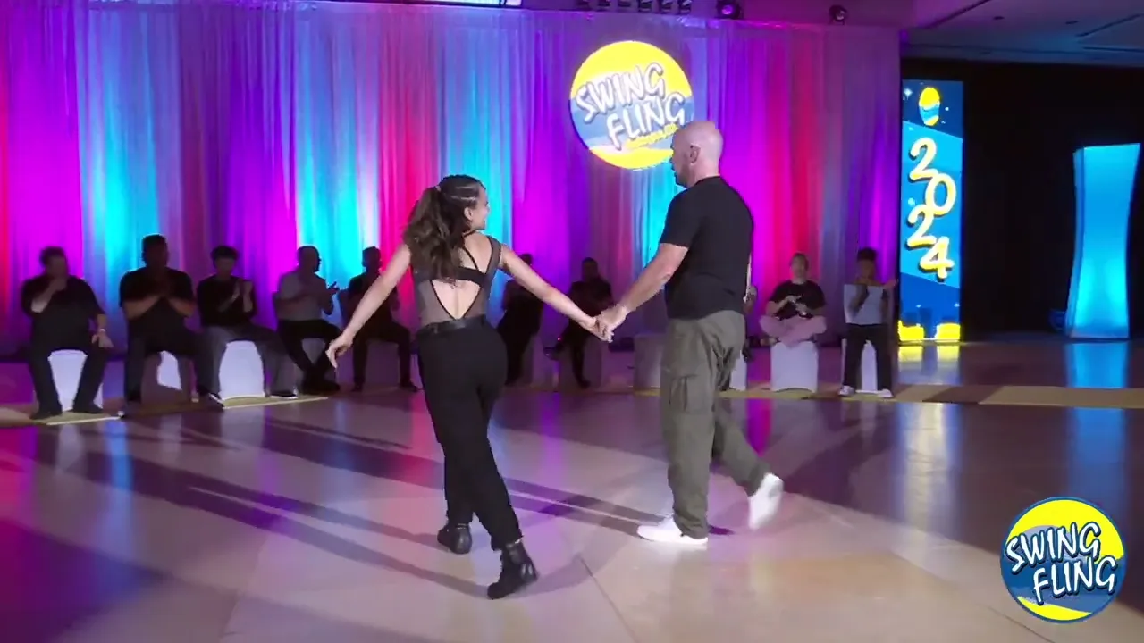 Swing Fling 2024 Champions Jack & Jill Robert Royston & Nicole Ramirez