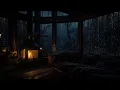 Download Lagu Cozy Cabin Rain with Crackling Fireplace and Relaxing Rain Ambience for Stress relief
