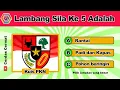 Lagu KUIS TENTANG PKN | LAMBANG SILA KE 5 PANCASILA ADALAH | CC118