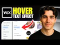 How To Show Text When You Hover Over A Button In Wix Tutorial 2026