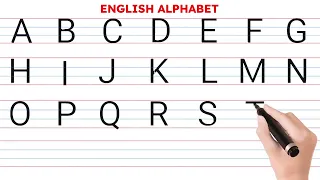 হাতের লেখা abcd || Writing Capital Letters English Alphabet For Children || abcd || এবিসিডি