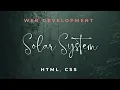Solar System using HTML and CSS Web development Project