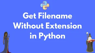 How to get filename without extension from path in Python